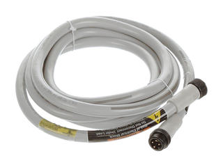 1300620124 - BradPower A-Size (7/8"–M22) Double-Ended Cordset, 4 Poles, Male (Straight) to Female (Straight), 14 AWG, Gray PVC Cable, 2.0m (6.56') Length 1300620124 - BradPower A-Size (7/8"–M22) Double-Ended Cordset, 4 Poles, Male (Straight) to Female (Straight), 14 AWG, Gray PVC Cable, 2.0m (6.56') Length