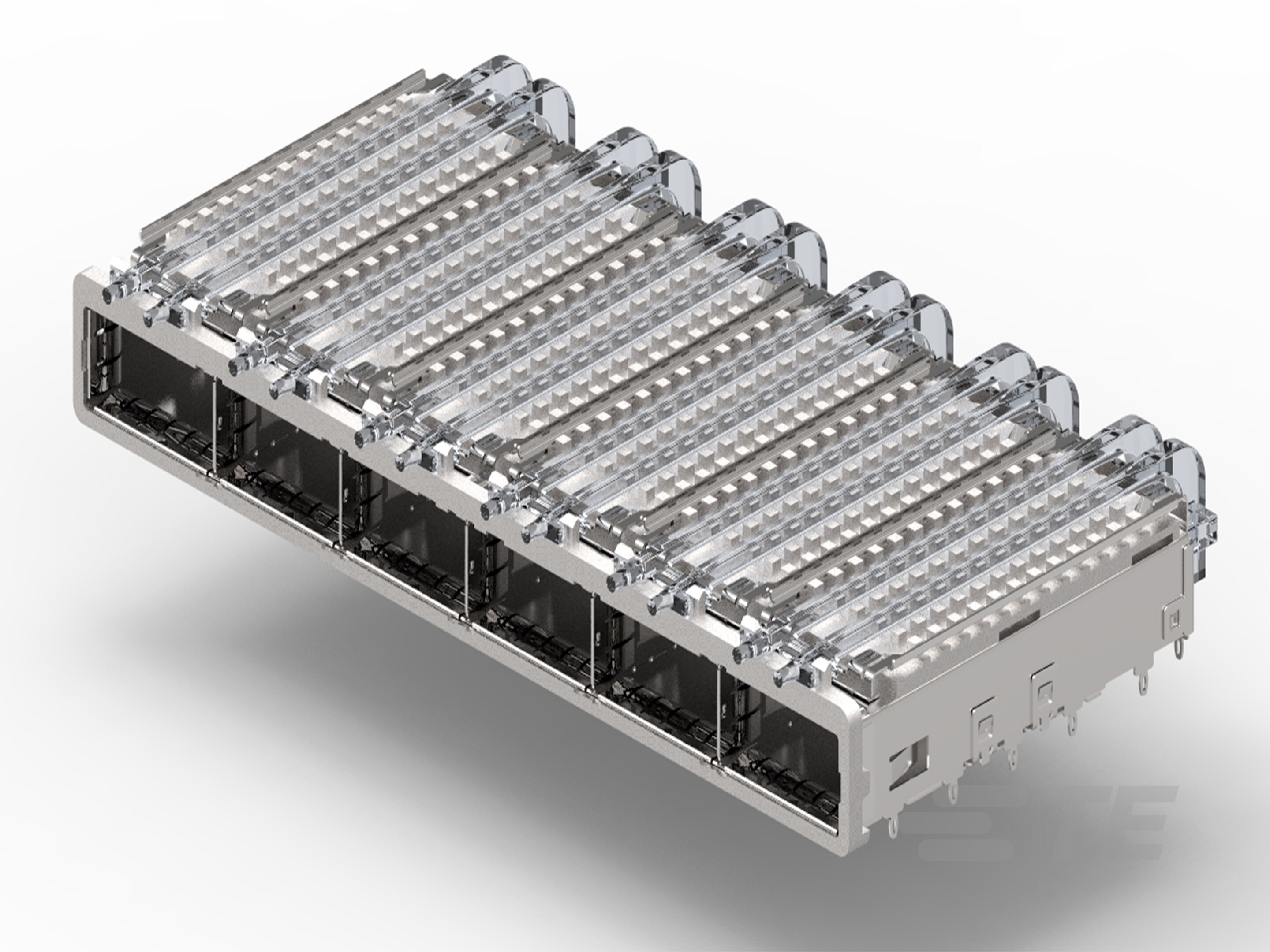 1x6 QSFP Assy w/ LP & PCI HS-2143307-1