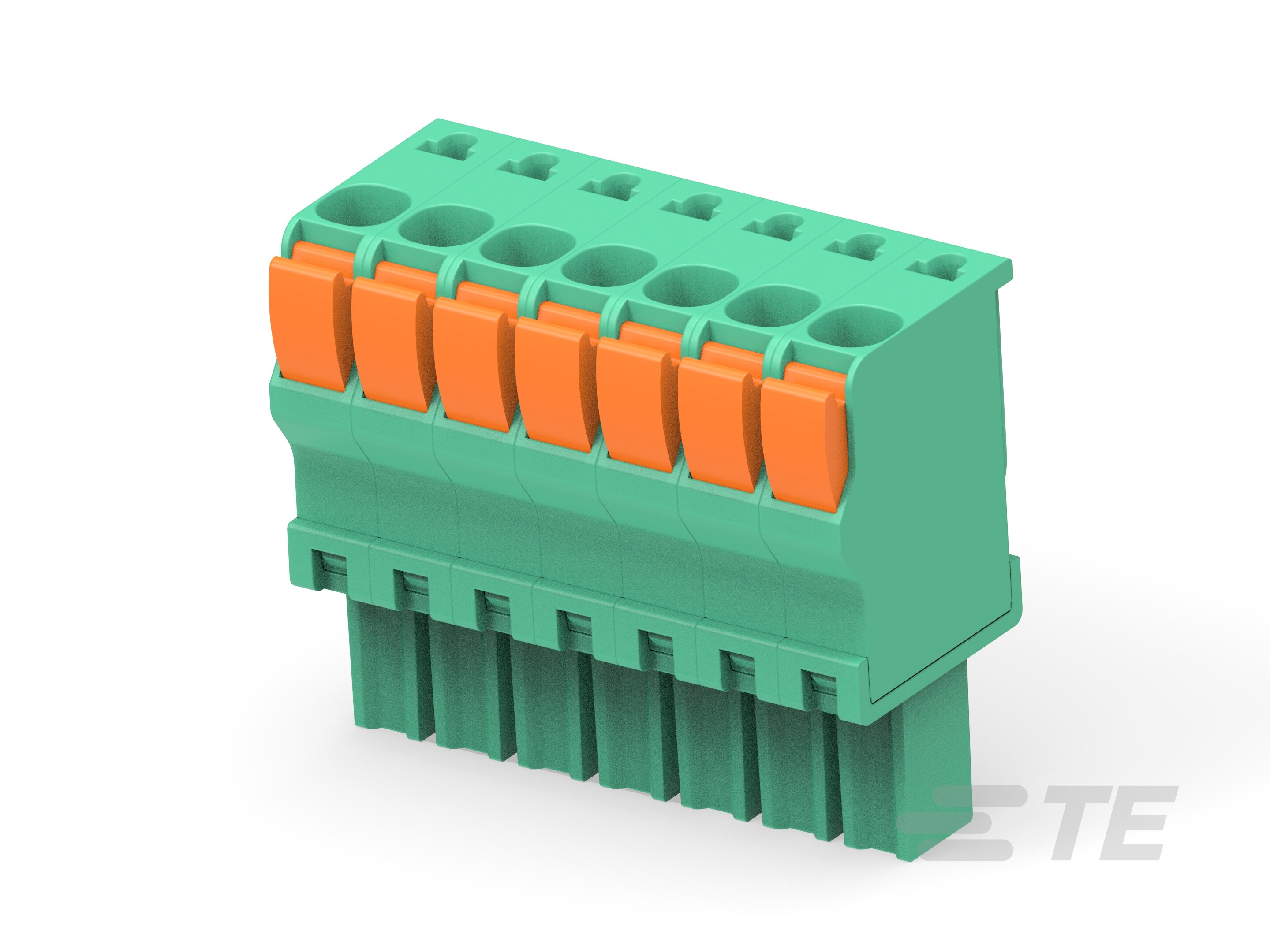 STR PLUG SPRING TYPE LH 7P, 3.50mm-1986693-7 STR PLUG SPRING TYPE LH 7P, 3.50mm-1986693-7