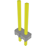 Samtec-MTLW-102-08-L-S-355 Connector Headers and PCB Receptacles Conn Unshrouded Header HDR 2 POS 2.54mm Solder ST Top Entry Thru-Hole Bulk Samtec-MTLW-102-08-L-S-355 Connector Headers and PCB Receptacles Conn Unshrouded Header HDR 2 POS 2.54mm Solder ST Top Entry Thru-Hole Bulk