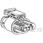 TE Connectivity-284556-1 Connector Discrete Wire Housing Conn Housing RCP 2 POS 4mm Crimp ST Cable Mount Black Bag TE Connectivity-284556-1 Connector Discrete Wire Housing Conn Housing RCP 2 POS 4mm Crimp ST Cable Mount Black Bag