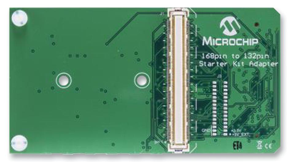 PIC32MZ Starter Kit Adaptor Board, 168Pin To 132Pin Connector