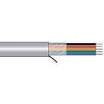Alpha Wire-5052C SL001 Cable Multi-Conductor Multi-Conductor Cable Polyvinyl Chloride 2Conductors 20AWG 5.53mm 300VAC Slate 304.8m Spool
