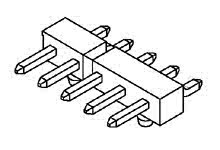 878580750 - 2.00mm Pitch Milli-Grid Breakaway Header, Surface Mount, Single Row, Parallel, 2.54µm Tin (Sn) Plating, without Peg, with Pick-and-Place Polyimide Tape, Mating Pin Length 3.20mm , 7 Circuits, Lead-Free