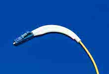 1060242955 - LC Connector, Singlemode, 126µm Ceramic Ferrule, 2.00mm Simplex Cable, 1.60mm Zipcord, Blue Housing, Red 90° Boot, Molex Logo 1060242955 - LC Connector, Singlemode, 126µm Ceramic Ferrule, 2.00mm Simplex Cable, 1.60mm Zipcord, Blue Housing, Red 90° Boot, Molex Logo