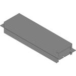 Hammond Manufacturing-5-525DBK2  Black Steel Rack Mount Chassis Enclosure