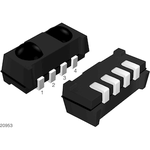 Vishay-TSOP95636TT IR Remote Receivers IR Remote Receiver 36kHz 100° 26m 4-Pin SMD T/R