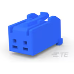 TE Connectivity-2-1971793-2 Connector Discrete Wire Housing Conn Housing PL 2 POS 2.5mm Crimp ST Cable Mount Blue Bag/Box TE Connectivity-2-1971793-2 Connector Discrete Wire Housing Conn Housing PL 2 POS 2.5mm Crimp ST Cable Mount Blue Bag/Box