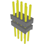 Samtec-EW-04-10-L-D-250 Connector Headers and PCB Receptacles Conn Board Stacker HDR 8 POS 2.54mm Solder ST Top Entry Thru-Hole Bulk