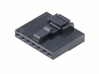 1511000007 - 2.00mm Pitch Milli-Grid Receptacle Housing, 7 Circuits, Lead-Free, Black