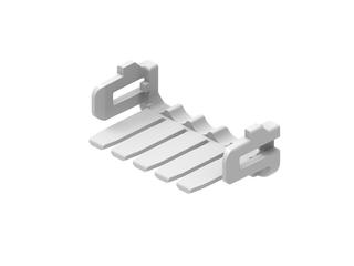 2127252050 - Micro-One Terminal Position Assurance (TPA) Retainer, 5 Circuits, 2.00mm Pitch, Glow-Wire Capable, Natural