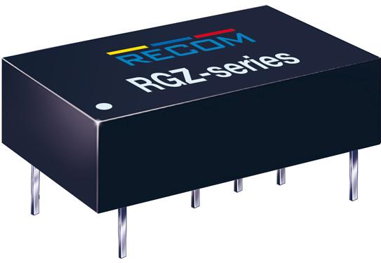 RECOM Power GmbH-RGZ-3.312D DC to DC Converter and Switching Regulator Module Module DC-DC 3.3VIN 2-OUT -12V/12V -0.084A/0.084A 2W Medical 6-Pin DIP Module Tube