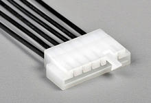 1721590610 - 3.96mm Pitch EdgeMate Wire-to-Board Edge Card Connector, Female, Nylon 6/6, White, UL94-V2, with Positive Lock, 10 Circuits