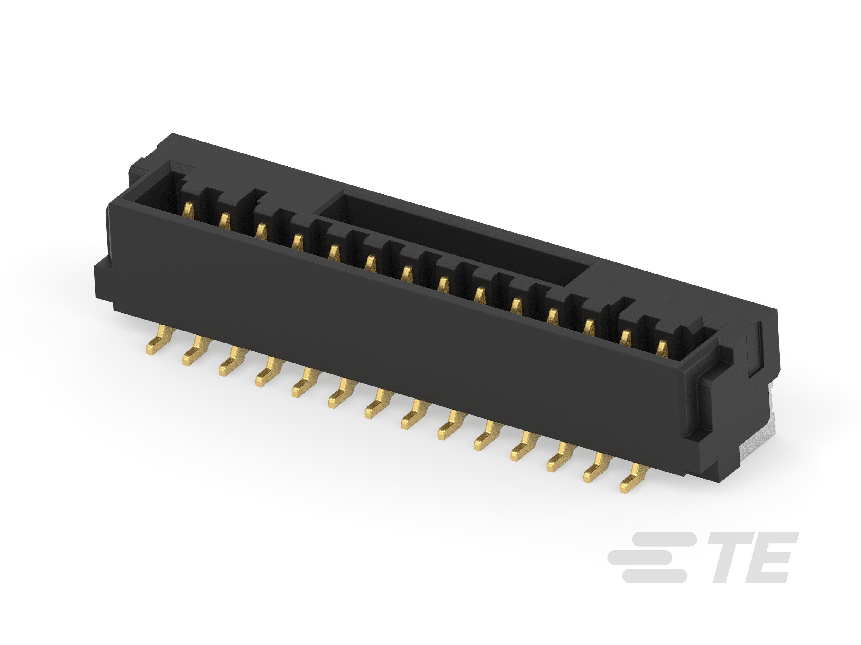 1.25P 14POS WTB VERT BRD W LATCH AU BL-7-2390138-4