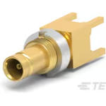 TE Connectivity-8-1393670-3 Connector RF Conn 1.0/2.3 0Hz to 10GHz 75Ohm Solder ST Thru-Hole RCP Gold Tray