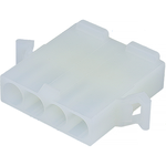 Molex-0039036040 Connector Discrete Wire Housing Conn Housing PL 4 POS 6.7mm Crimp ST Panel Mount Bag