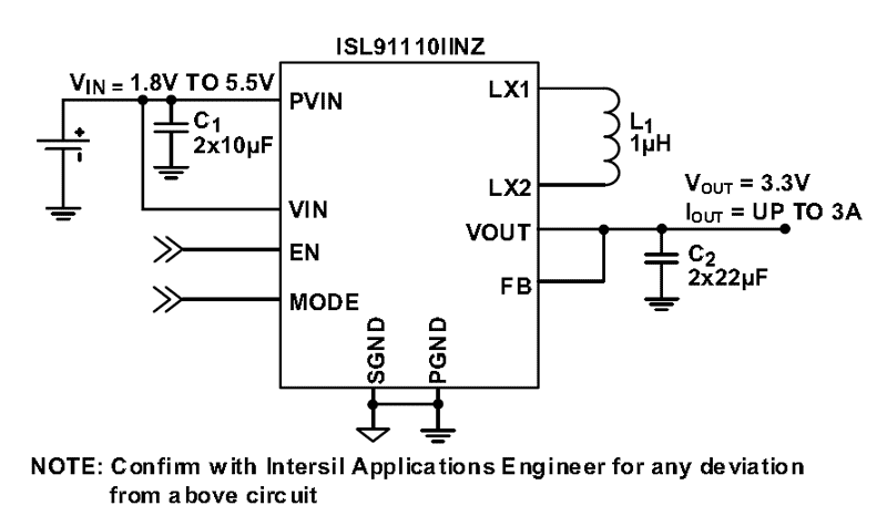 ISL91110 product image