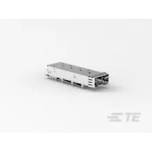 TE Connectivity-2291579-1 Connector Accessories Connector Accessories zQSFP+ Cage Right Angle Nickel Silver Alloy Medical Tray