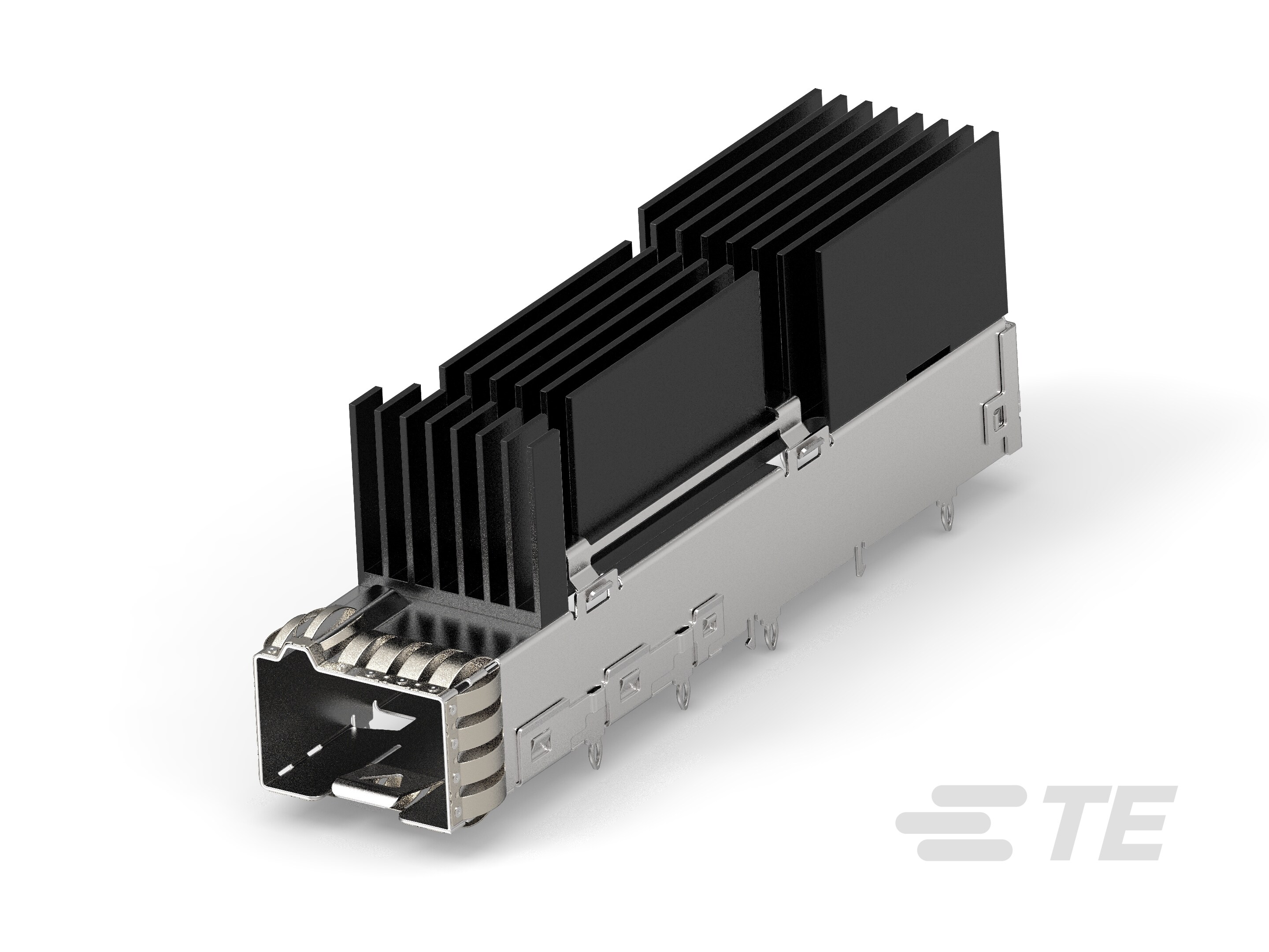 CAGE ASSY W/ HS,SFP-DD 1X1, GENERAL-2359845-3