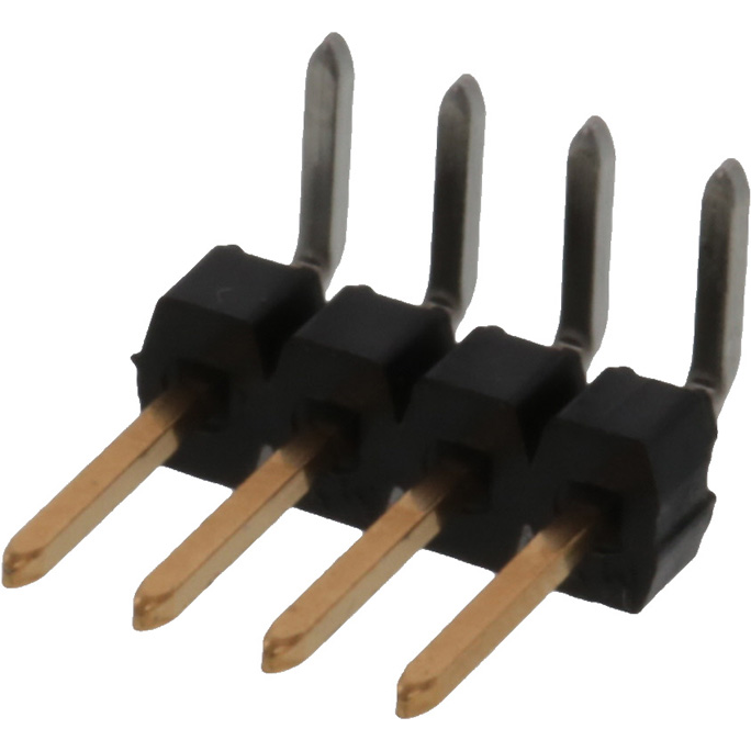 Molex-0901210764 Connector Headers and PCB Receptacles Conn Unshrouded Header HDR 4 POS 2.54mm Solder RA Side Entry Thru-Hole C-Grid III Tray