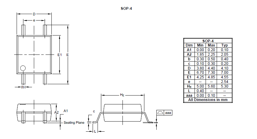 Package Image for SOP-4 Package Image for SOP-4