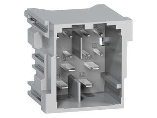 2005010124 - stAK50h Vertical Hybrid Header, 12 Circuits, Key 4, Gray, Tube