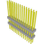 Samtec-TW-14-12-G-D-310-240 Connector Headers and PCB Receptacles Conn Board Stacker HDR 28 POS 2mm Solder ST Top Entry Thru-Hole Bulk
