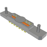 Samtec-QTE-014-01-L-D-DP-A-RT1-K-TR Connector Headers and PCB Receptacles Conn High Speed Micro Plane HDR 28 POS 0.8mm Solder ST Top Entry SMD T/R