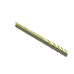 Samtec-ZW-50-08-G-S-200-090 Connector Headers and PCB Receptacles Conn Board Stacker HDR 50 POS 2.54mm Solder ST Top Entry Thru-Hole Bulk