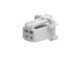 2127242020 - Micro-One Wire-to-Board Receptacle Housing, 2.00mm Pitch, Single Row, Glow-Wire Capable, 2 Circuits, Natural