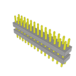 Samtec-TW-14-09-L-D-216-110 Connector Headers and PCB Receptacles Conn Board Stacker HDR 28 POS 2mm Solder ST Top Entry Thru-Hole Bulk