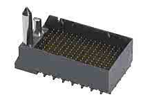 1712947618 - Impact 100 Ohm 4 Pair Vertical Backplane Header, Left Guided, Endwall, 16 Columns, 192 Circuits, Pin Length 5.50mm, Plated Through Hole Dimension 0.39mm, Polarizing Key Position A, 0.254µm Gold