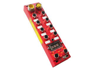 1120955109 - Brad EtherNet/IP CIP Safety HarshIO Modules, Commerial-grade, Classic 60.00mm, IP67, 8 Ports M12, 12 PNP Safety Inputs, 2 Bipolar Safety Outputs, M8 Memory Key, 4-Pole Power, Commerial-grade