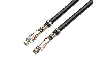 2174901124 - Pre-Crimped Lead iGrid Female-to-iGrid Female, Tin (Sn) Plating, 300.00mm Length, 22 AWG, Black
