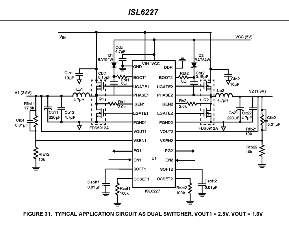ISL6227 Functional Diagram ISL6227 Functional Diagram