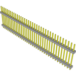Samtec-TW-36-08-S-S-550-085 Connector Headers and PCB Receptacles Conn Board Stacker HDR 36 POS 2mm Solder ST Top Entry Thru-Hole Bulk