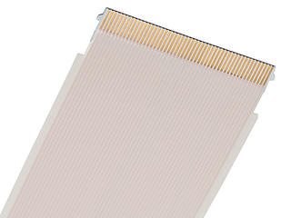 150181190 - 0.50mm Pitch Premo-Flex FFC Jumper with Ears, Opposite Side Contacts (Type D), 102.00mm Cable Length, Gold (Au) Plating, 47 Circuits