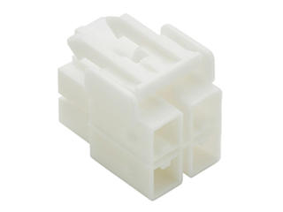 2041020419 - VersaBlade Multi-Module Hybrid Plug Housing, 4 Circuits, Positive Lock, Natural, Glow-Wire Capable