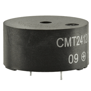 Same Sky (formerly CUI Devices)-CMT-2412C-120 Audio Indicators and Alerts Audio Buzzer Magnetic 10Vo-p 14Vo-p 100mA 12Vo-p 90dB Through Hole Pin Tray