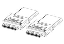 2050581004 - Nano-Pitch I/O Straight-to-Nano-Pitch I/O Straight Cable Assembly, 8x, 76 Circuits, 34 AWG, Improved Latch Design, 0.60m Length