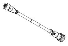 1200805028 - Micro-Change (M12) to Ultra-Lock (M12) Double-Ended Cordset, 4 Poles, Male (Straight) to Female (Straight), 22 AWG, PUR Cable, 0.60m (1.97') Length 1200805028 - Micro-Change (M12) to Ultra-Lock (M12) Double-Ended Cordset, 4 Poles, Male (Straight) to Female (Straight), 22 AWG, PUR Cable, 0.60m (1.97') Length