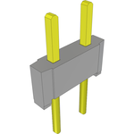 Samtec-HTMS-101-02-S-D Connector Headers and PCB Receptacles Conn Unshrouded Header HDR 2 POS Solder ST Top Entry Thru-Hole Layer Samtec-HTMS-101-02-S-D Connector Headers and PCB Receptacles Conn Unshrouded Header HDR 2 POS Solder ST Top Entry Thru-Hole Layer
