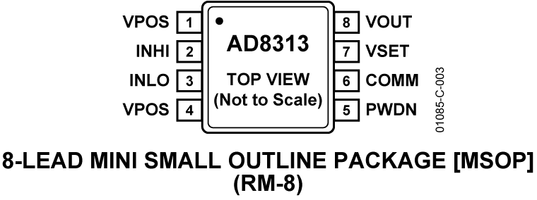 AD8313 product image