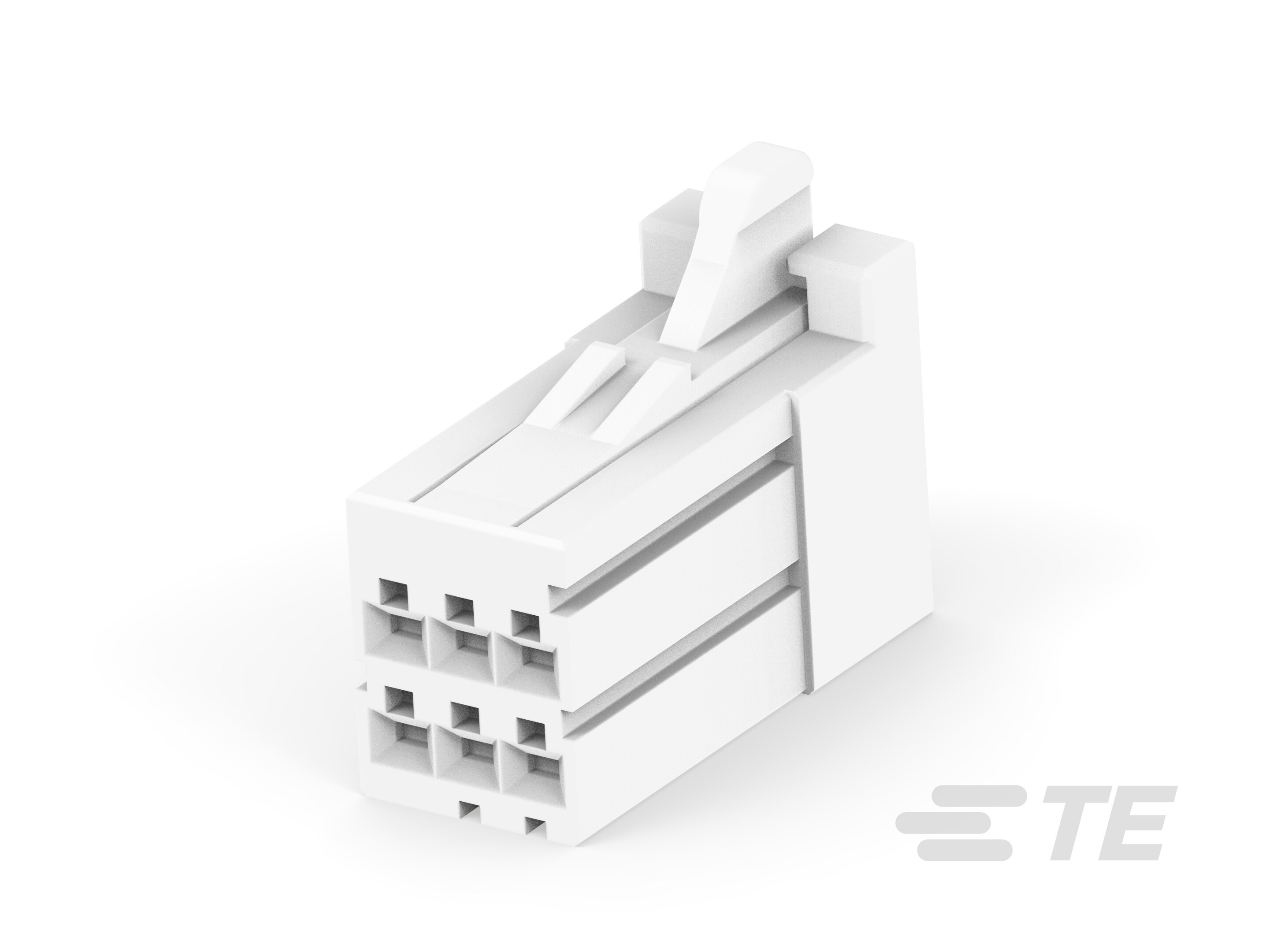 DYNAMIC 2100D REC HSG 6P Y NATURAL-9-1318119-3