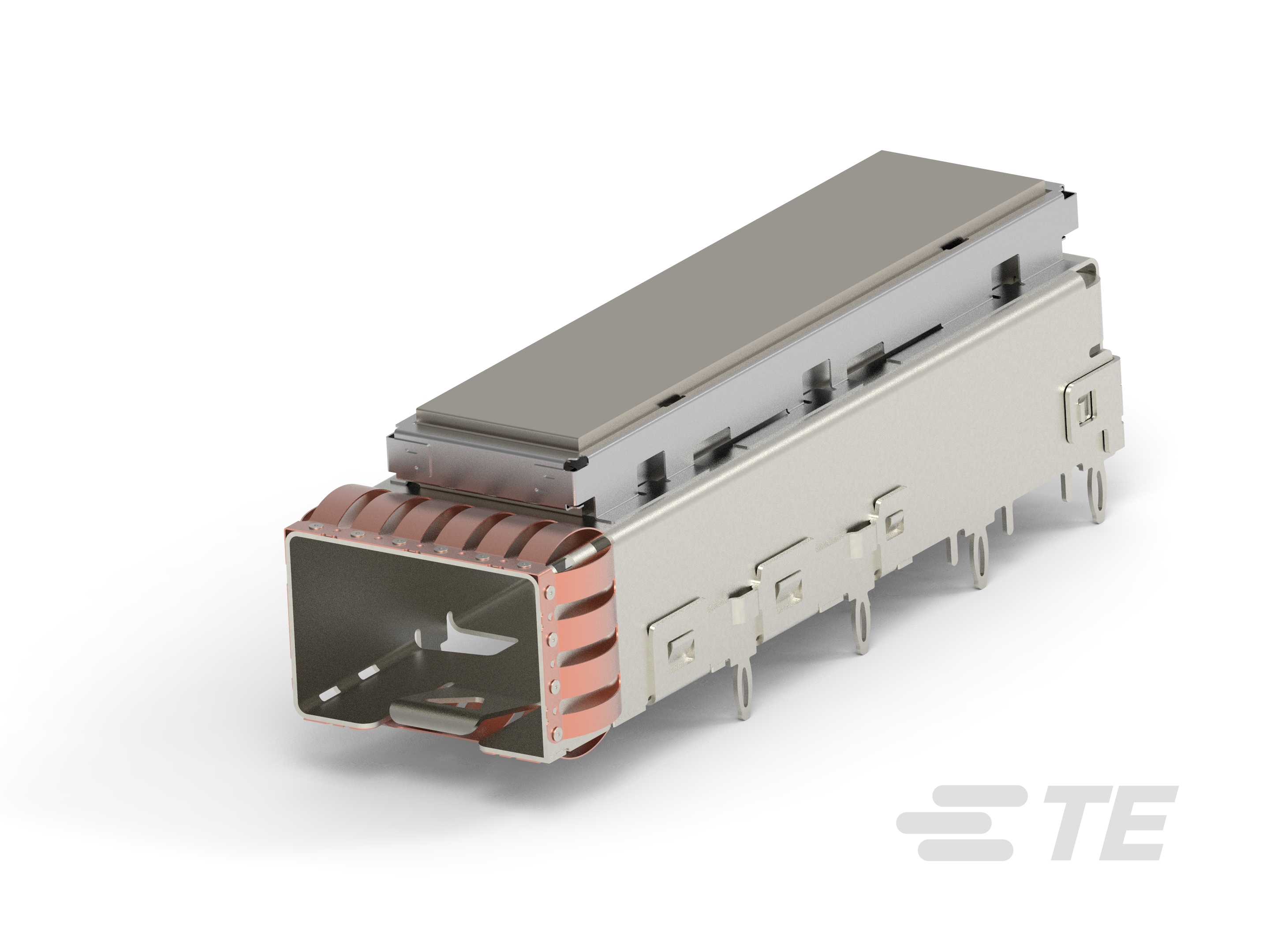 SFP+ 1x1 Cage Assembly, Thermal Bridge-2358986-1 SFP+ 1x1 Cage Assembly, Thermal Bridge-2358986-1