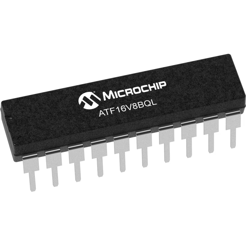 Microchip Technology-ATF16V8BQL-15PU Simple Programmable Logic Devices - SPLDs SPLD ATF16V8B Family 250 Gates 8 Macro Cells 62MHz 5V 20-Pin PDIP W Tube