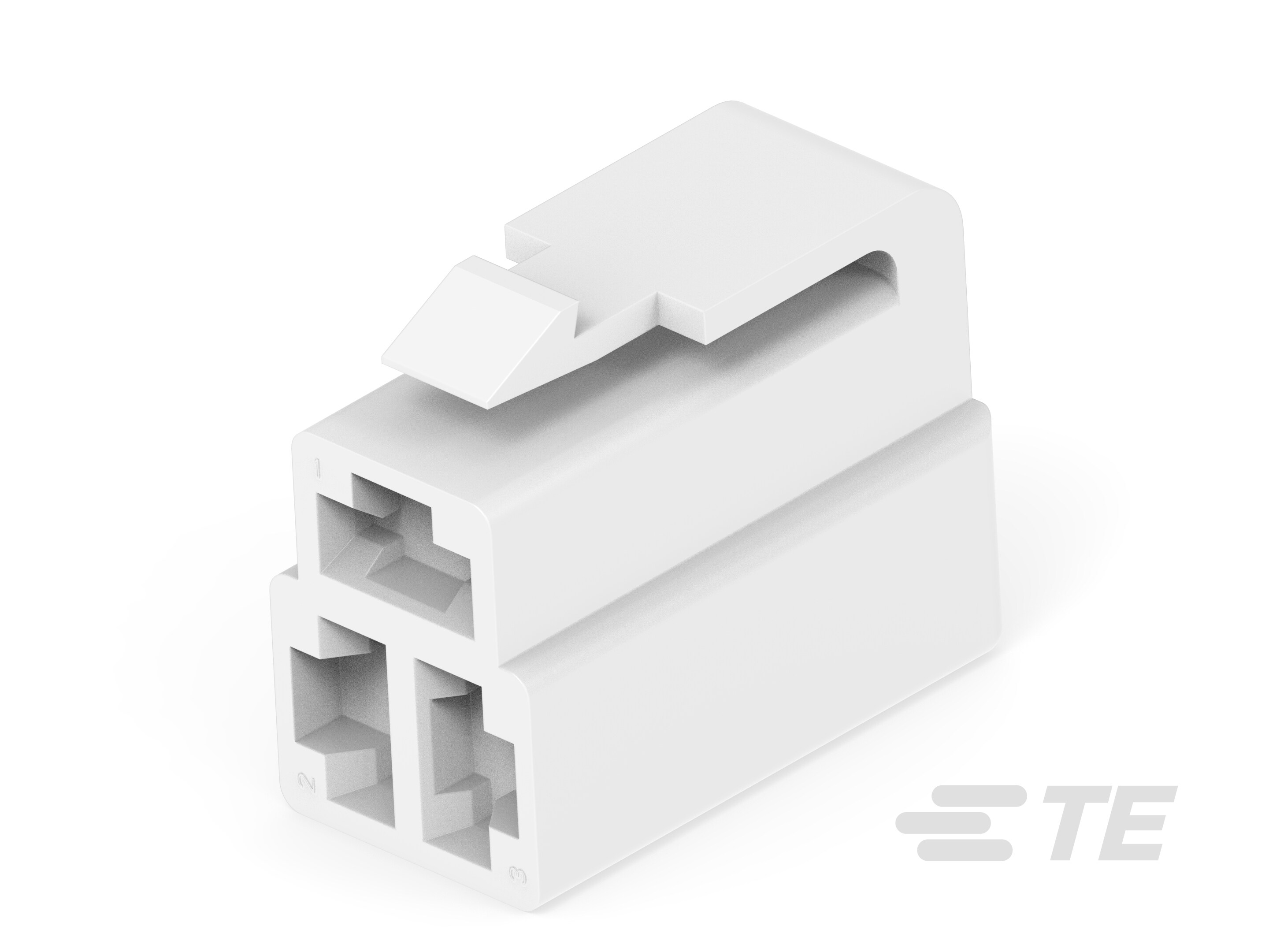 FF 250 PLUG HSG 3P NYLON NAT-2-172132-1