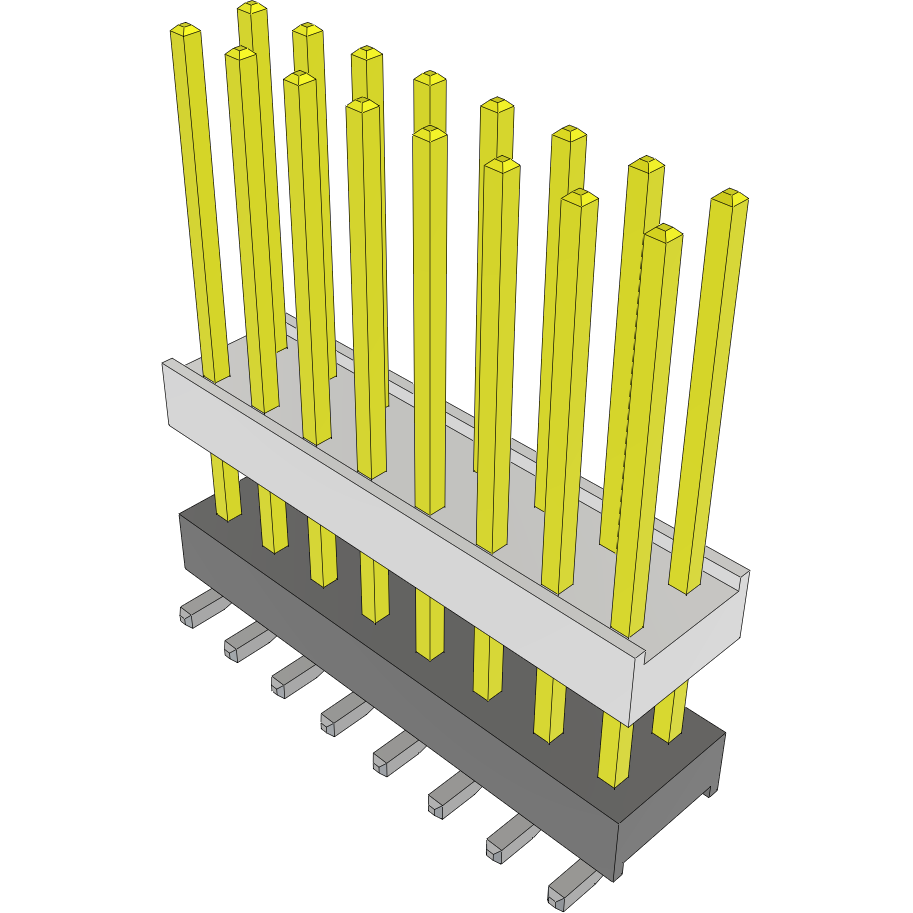 Samtec-HW-08-11-L-D-402-SM Connector Headers and PCB Receptacles Conn Board Stacker HDR 16 POS 2.54mm Solder ST Top Entry SMD Tube Samtec-HW-08-11-L-D-402-SM Connector Headers and PCB Receptacles Conn Board Stacker HDR 16 POS 2.54mm Solder ST Top Entry SMD Tube