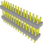 Samtec-TW-14-05-G-D-375-110 Connector Headers and PCB Receptacles Conn Board Stacker HDR 28 POS 2mm Solder ST Top Entry Thru-Hole Bulk