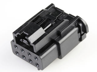 2059260010 - MultiCat Mid-Power Receptacle Housing, 8 Circuits, Key A, Black, without CPA
